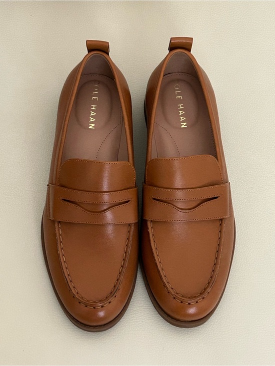 Cole Haan Shoes - Cole Haan Stassi Penny Loafers Brown